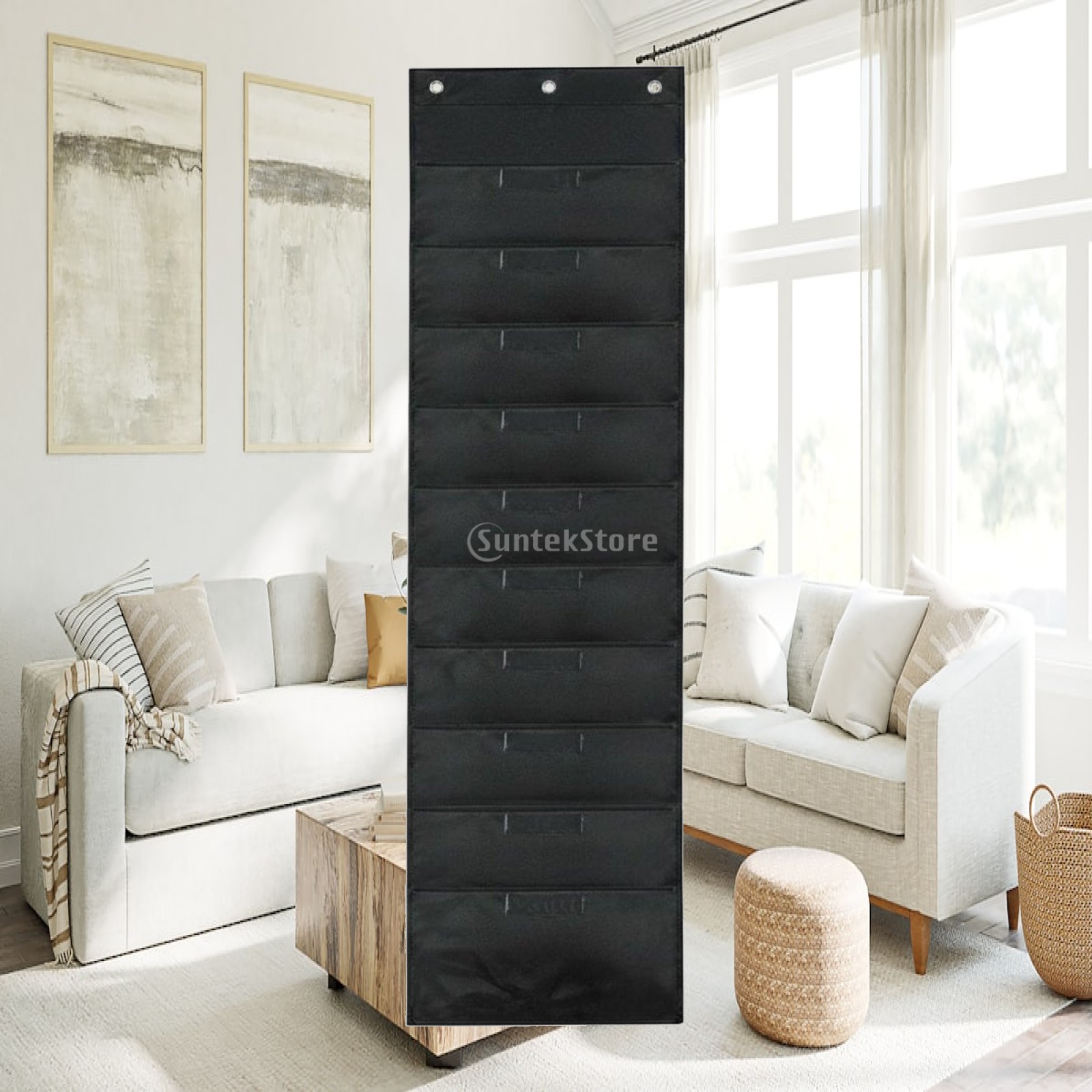 Wall Organizer Pocket - Organizzatore da Parete con 10 Tasche,
