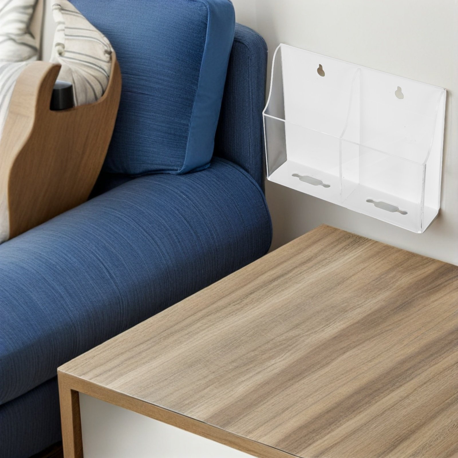Wall Organizer Pocket - Porta Telecomando Trasparente in Acrilico da