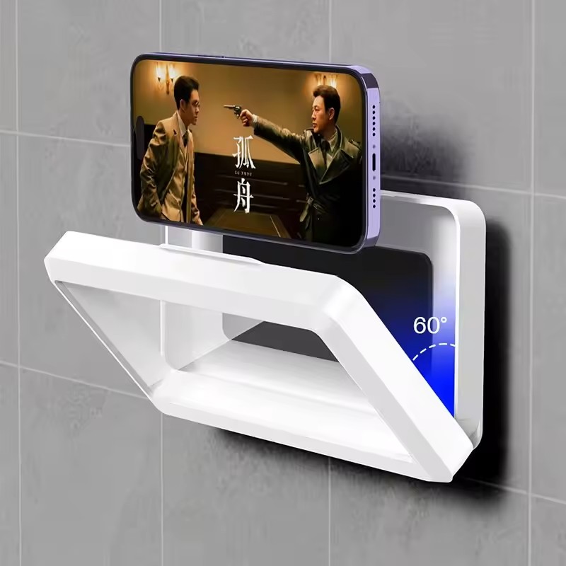 Wall Organizer Pocket - Supporto Impermeabile per Telefono da Bagno,