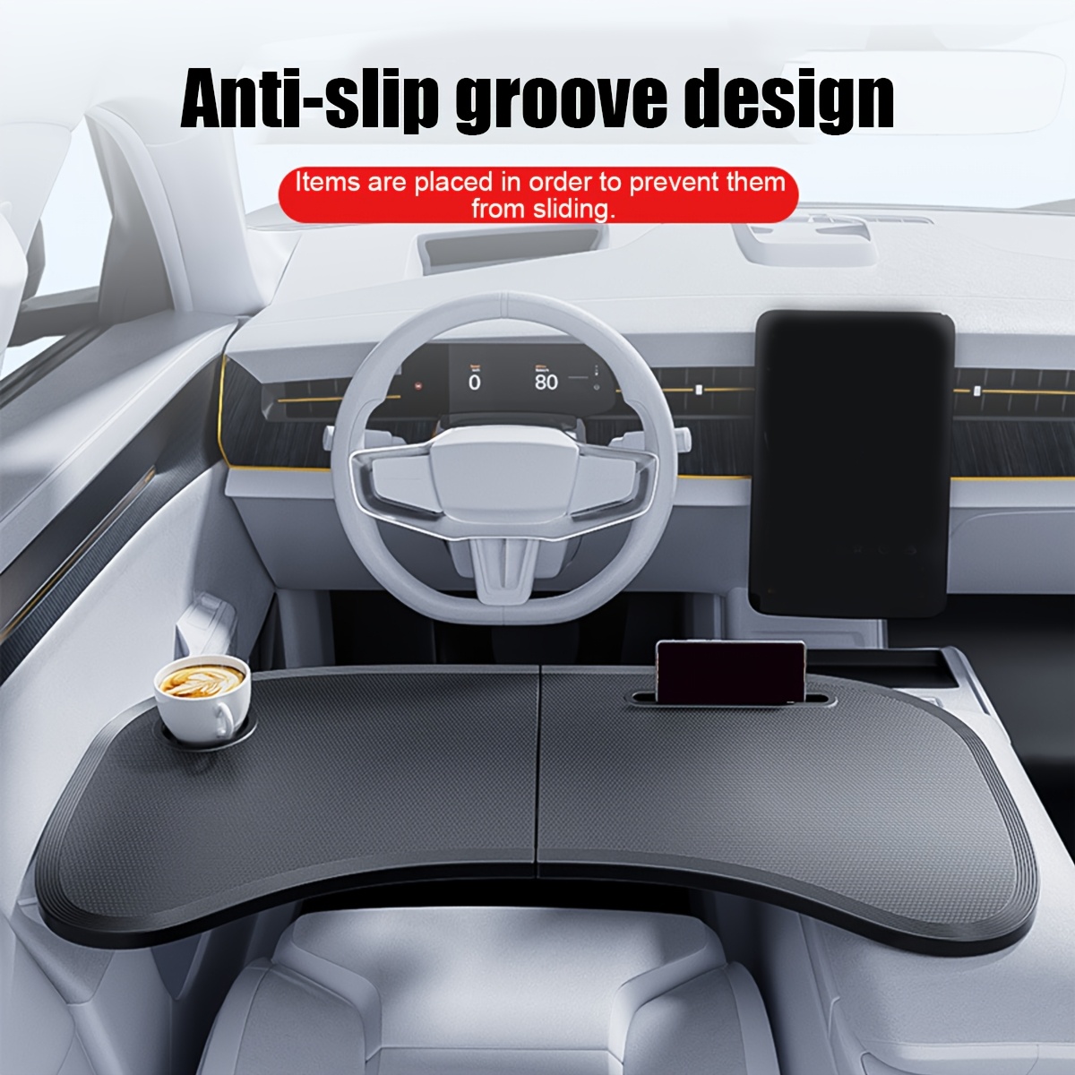 Office Furniture Brands - 1 Pezzo Tavolino Pieghevole da Auto