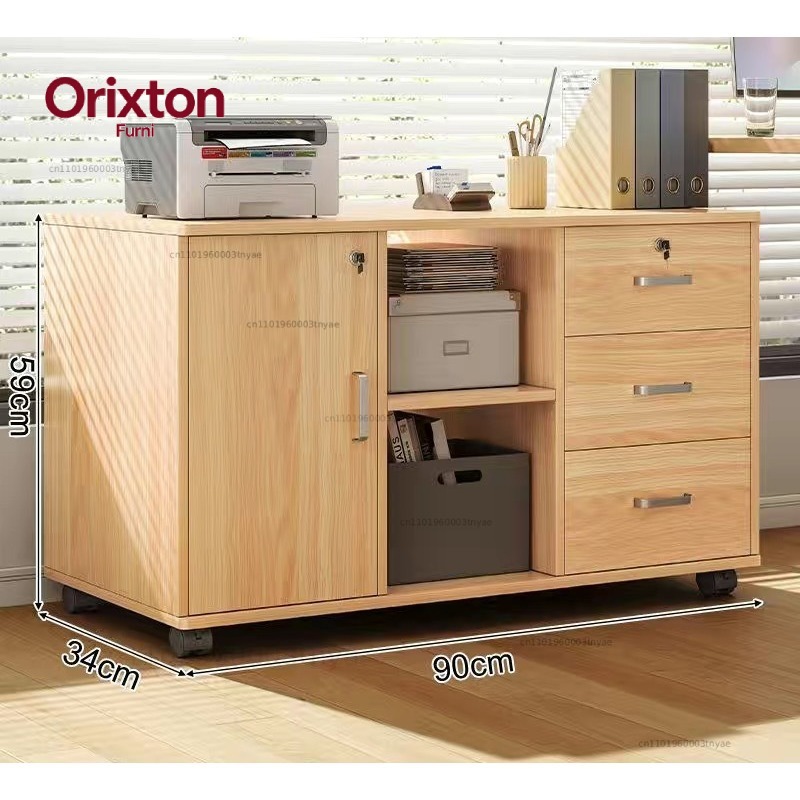 Office Furniture Removal - Armadietto portadocumenti rimovibile con serratura, moderno,