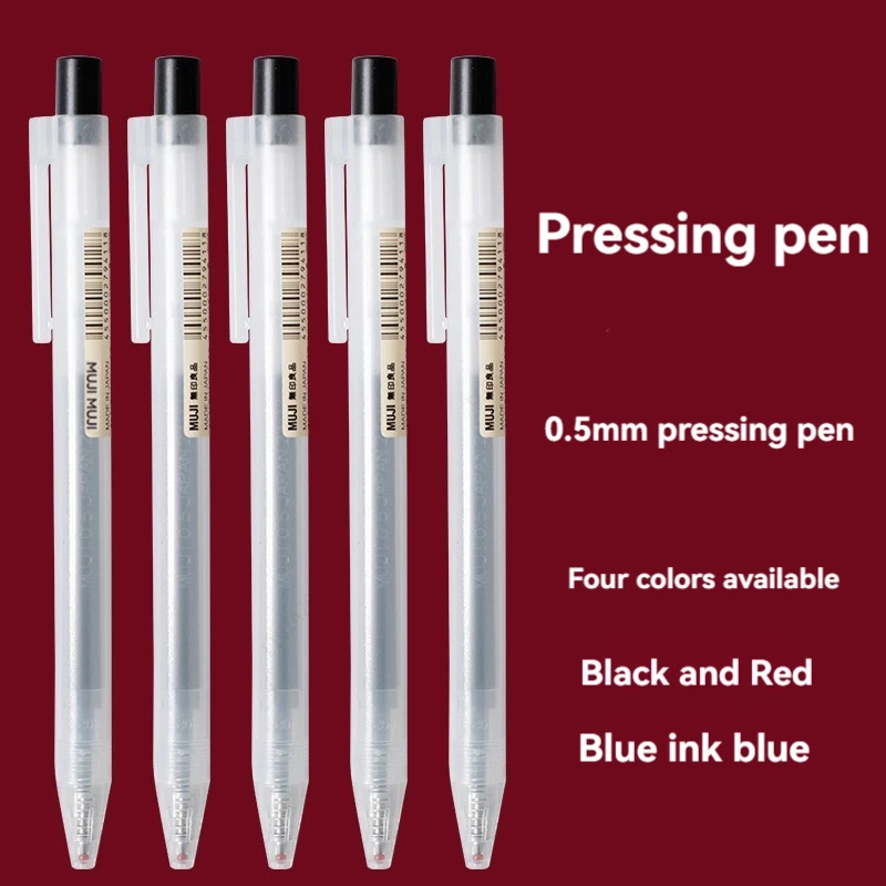 Penna gel da stampa da 0,5 mm  - Muji Stationery Gel Pen recensione e prezzo
