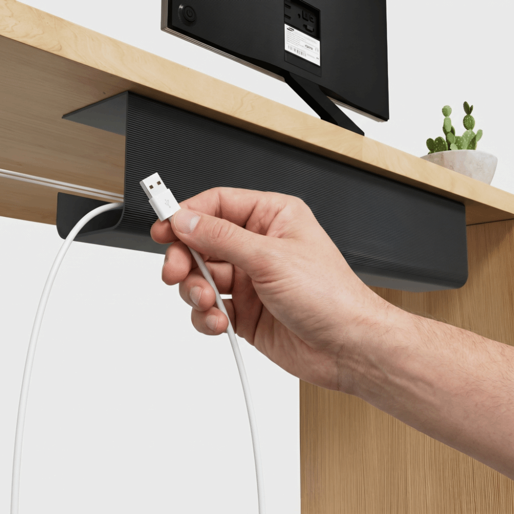 Vassoio Portacavi in PVC da Sc - Cable Tray Under Desk recensione e prezzo
